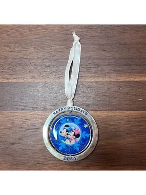 Disney Movie Insider - 2011 Mickey Mouse & Minnie Mouse Holiday Ornament